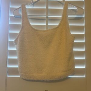 Women's Cream lounge Tank Top